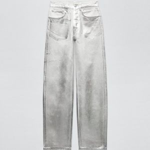 Zara Metallic Pants.